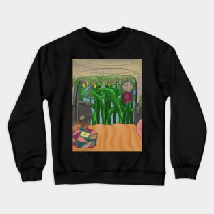 Camper Van Life - trees in the wind Crewneck Sweatshirt